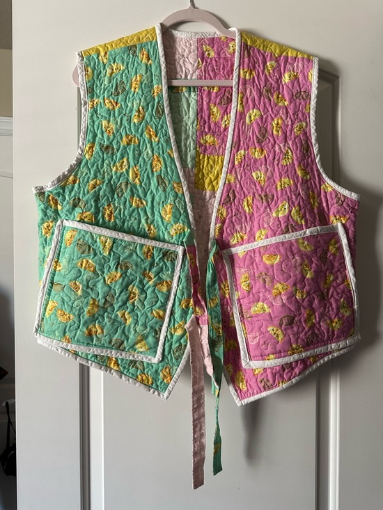 Jackets & Blazers - Handmade by me Reversible Quilted Vest